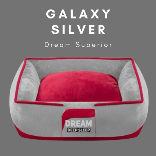 Hipidog Deep Sleep Dream Superior Dog Bed (Galaxy Silver) - Kohepets