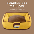 Hipidog Deep Sleep Dream Superior Dog Bed (Bumble Bee Yellow) - Kohepets