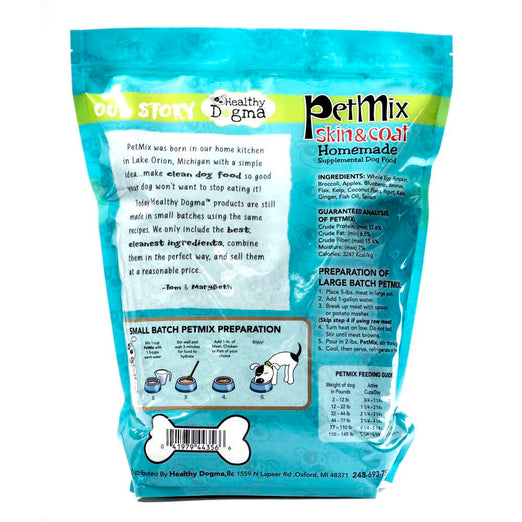Healthy Dogma Petmix Skin & Coat Natural Dehydrated Dog Food - Kohepets