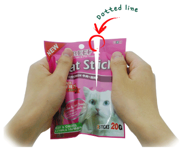 Bow Wow Mini Cat Stick in Beef & Chicken Cat Treat 20g - Kohepets
