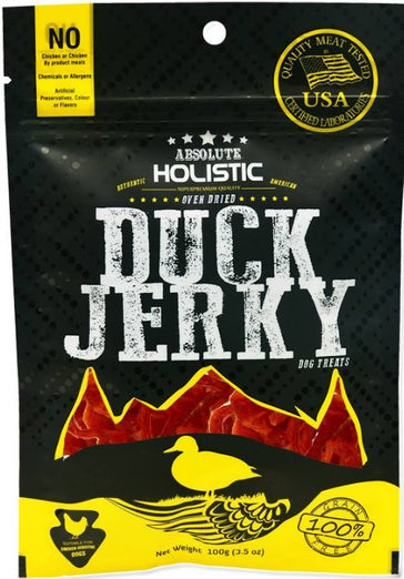 18% OFF: Absolute Holistic Grain-Free Duck O'Ring Dog Treat 100g - Kohepets