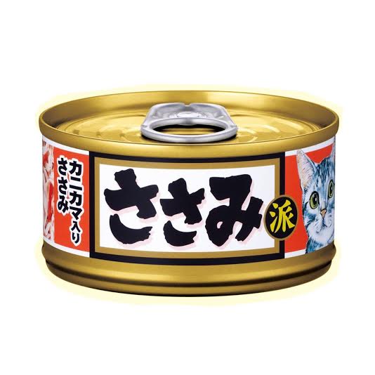 Aixia Sasami-Ha Chicken Fillet Flake With Crabstick Canned Cat Food 80g - Kohepets
