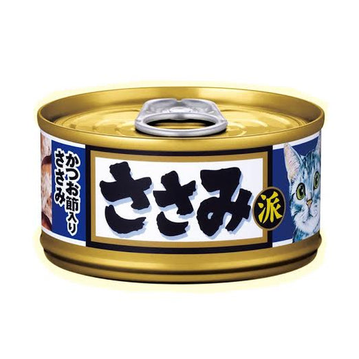 Aixia Sasami-Ha Chicken Fillet Flake With Dried Skipjack Canned Cat Food 80g - Kohepets
