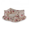 All For Paws Shabby Chic Medium Bolster Bed - Kohepets