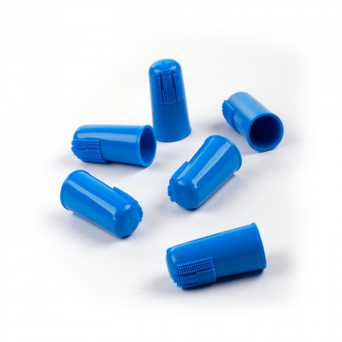 All For Paws Sparkle Finger Toothbrushes 6ct - Kohepets