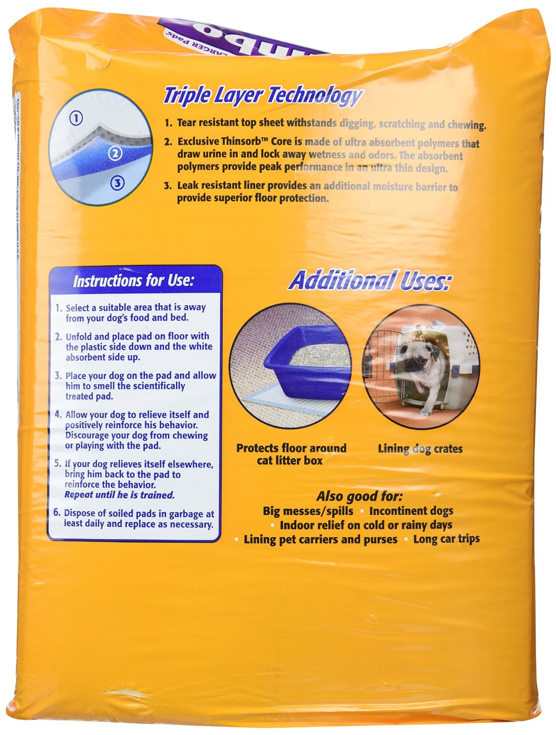 Arm & Hammer Extra large Floor Protection Dog Pads 36ct - Kohepets