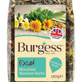 Burgess Excel Mountain Meadow Herbs Nature Snack For Small Animals 120g - Kohepets
