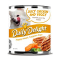 Daily Delight Juicy Chicken And Veggy Canned Dog Food 180g - Kohepets
