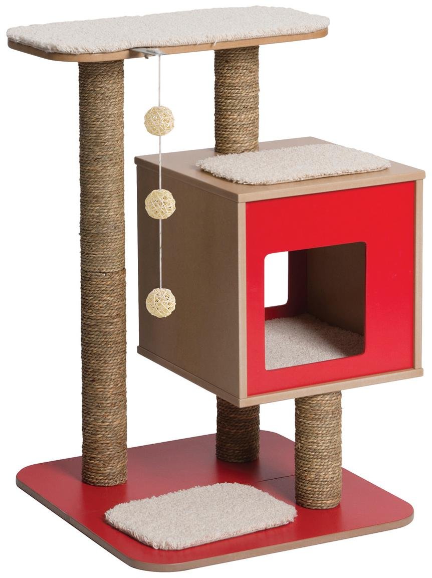 Hagen Vesper V-Base In Red Cat Post - Kohepets