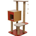 Hagen Vesper V-High Base In Red Cat Post - Kohepets