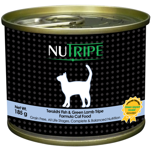 Nutripe Classic Terakihi With Green Tripe Canned Cat Food 185g - Kohepets