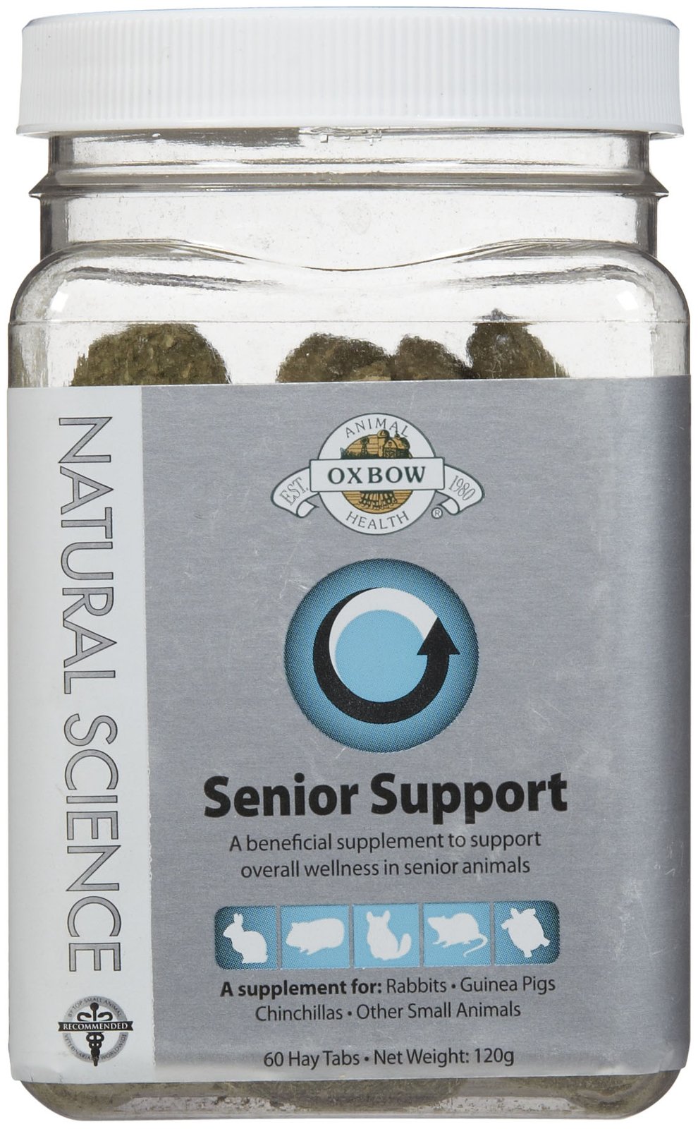 Oxbow Natural Science Senior Support For Small Animals 60 tabs - Kohepets