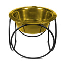 Platinum Pets Olympic Single Raised Feeder Wide Rimmed Dog Bowl (1 x 2 Cups)