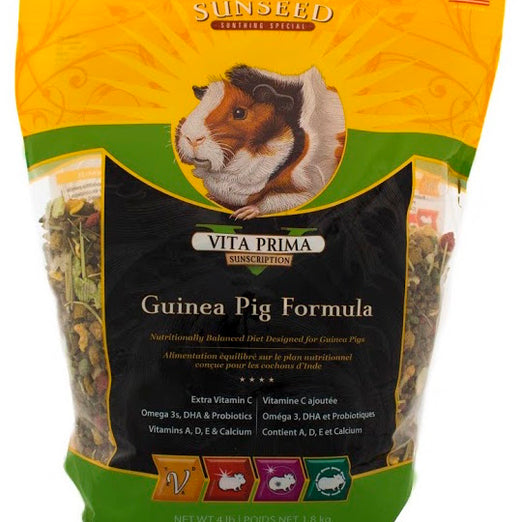 Sunseed Vita Prima Guinea Pig Formula Guinea Pig Food 4lb - Kohepets