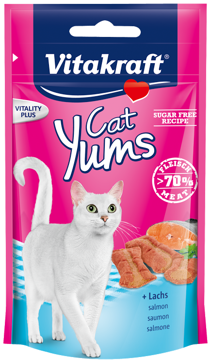 Vitakraft Cat Yums Salmon Cat Treat 40g - Kohepets
