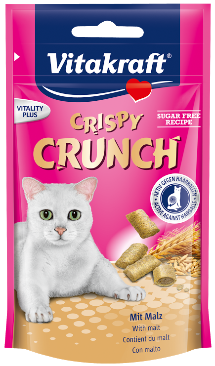 Vitakraft Crispy Crunch With Malt Cat Treat 60g - Kohepets