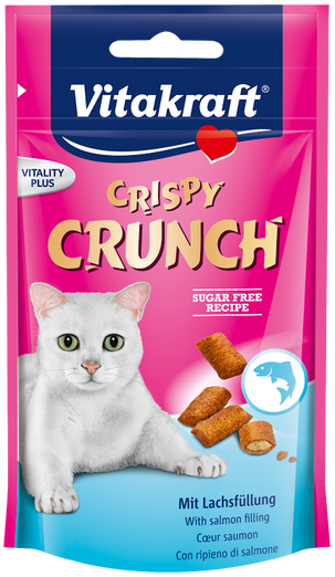 Vitakraft Crispy Crunch With Salmon Cat Treat 60g - Kohepets