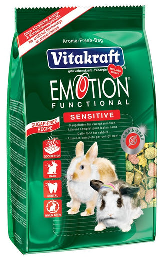 Vitakraft Emotion Sensitive Rabbit Food 600g - Kohepets