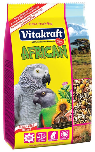 Vitakraft Menu African Grey Parrot Bird Food 750g - Kohepets