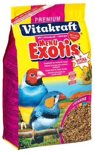 Vitakraft Menu Vital Exotis Finch Bird Food 1kg - Kohepets