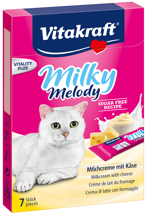 Vitakraft Milky Melody With Cheese Cat Treat 70g - Kohepets