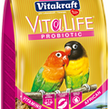 Vitakraft VitaLife Probiotic African Lovebird Bird Food 650g - Kohepets