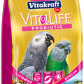 Vitakraft VitaLife Probiotic African Parrot Bird Food 650g - Kohepets