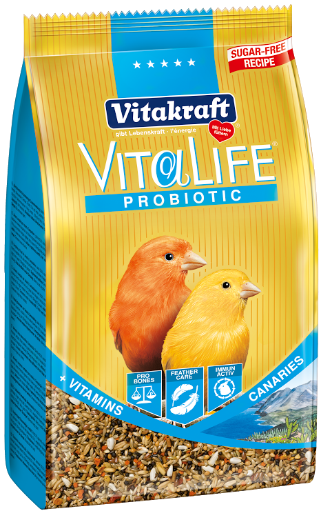 Vitakraft VitaLife Probiotic Canary Bird Food 800g - Kohepets