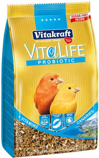 Vitakraft VitaLife Probiotic Canary Bird Food 800g - Kohepets