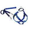 2 Hounds Design Freedom No-Pull Dog Harness & Leash - Royal Blue/Navy Blue