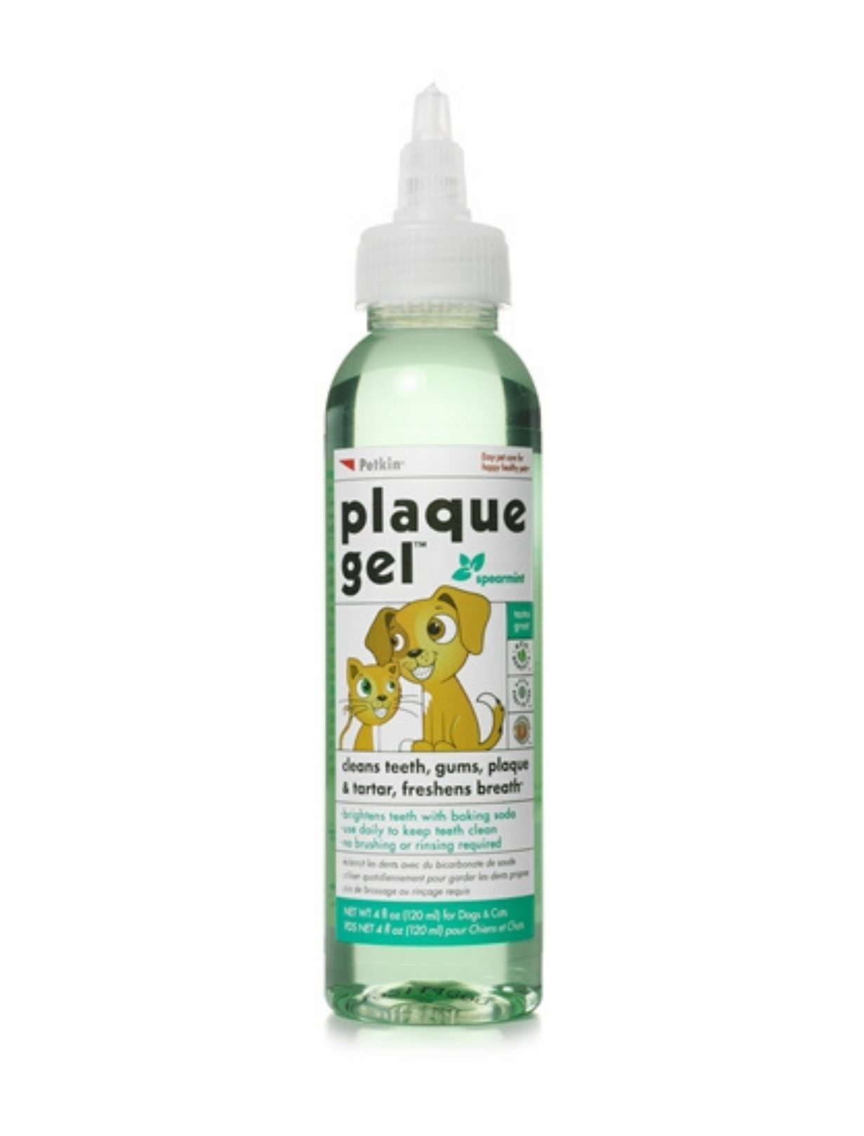 10% OFF: Petkin Plaque Gel For Cats & Dogs 4oz - Kohepets