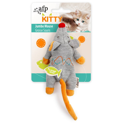 All For Paws Kitty Jumbo Mouse Cat Toy - Kohepets