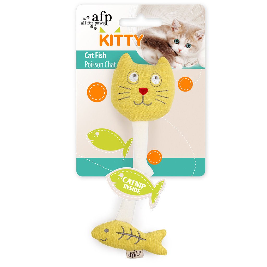 All For Paws Kitty Cat Fish Cat Toy - Kohepets