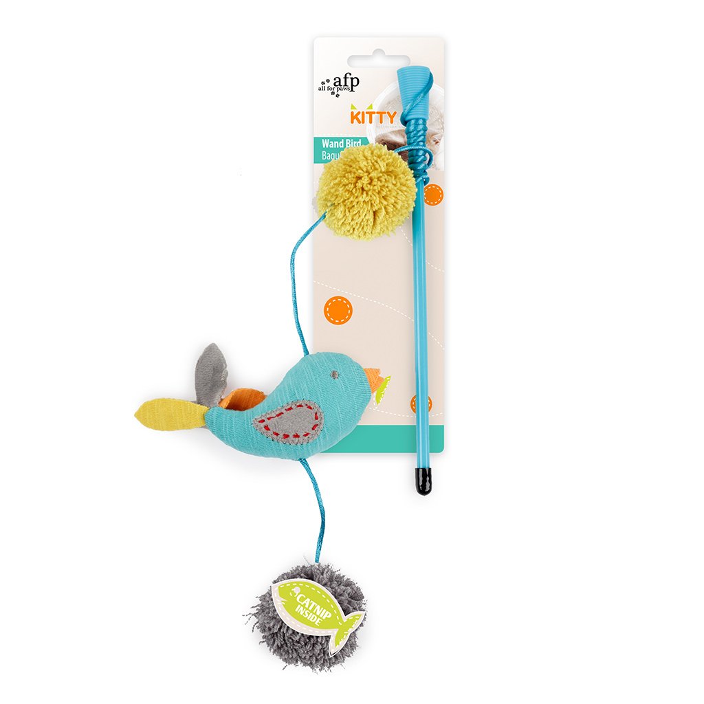 All For Paws Kitty Wand Bird Cat Toy - Kohepets