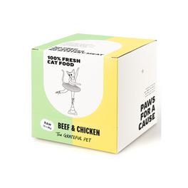 The Grateful Pet Raw Beef & Chicken Frozen Cat Food 1.02kg - Kohepets