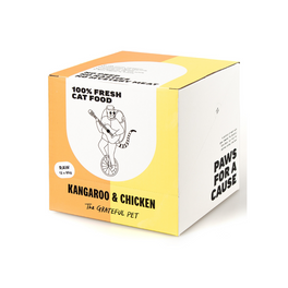 The Grateful Pet Raw Kangaroo & Chicken Frozen Cat Food 1.02kg - Kohepets