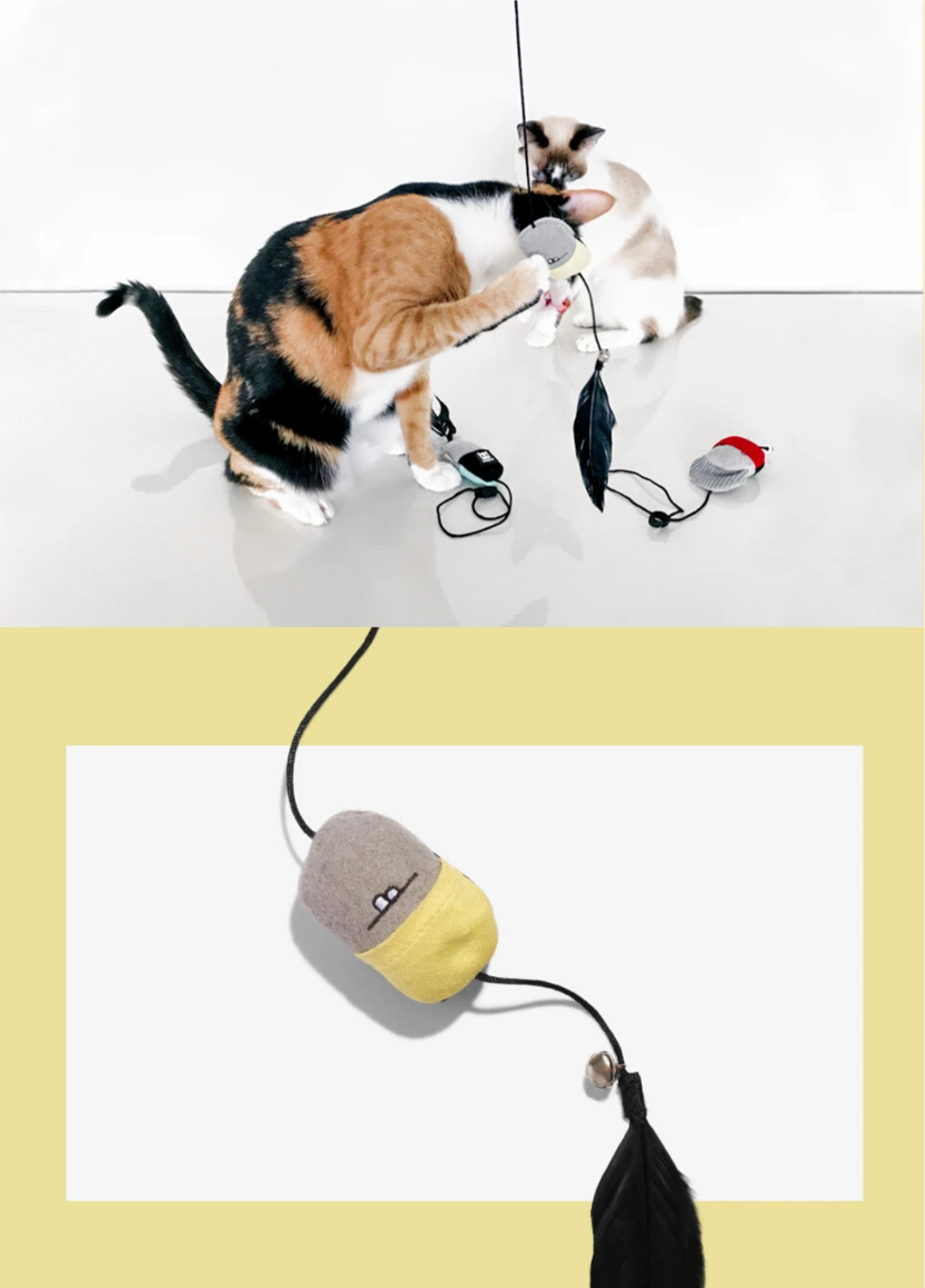 Zee.Cat Finger Puppets Trio - Kohepets