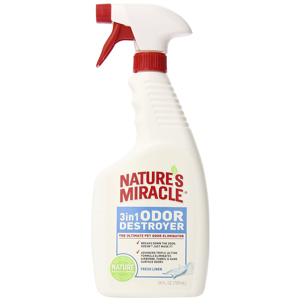Nature’s Miracle 3 in 1 Odor Destroyer Spray 24oz - Kohepets