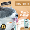 3 FOR $10: Fussie Cat Puree Premium Tuna with Chicken Cat Treat 14gx4 - Kohepets