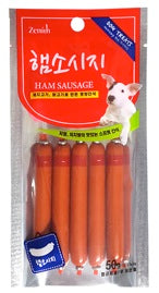 Bow Wow Ham Sausage Dog Treat 50g - Kohepets