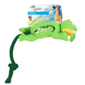 All For Paws Zinngers Flying Frog Dog Toy - Kohepets