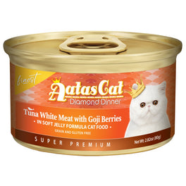 Aatas Cat Finest Diamond Dinner Tuna with Goji in Soft Jelly Canned Cat Food 80g - Kohepets