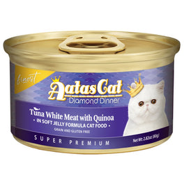 Aatas Cat Finest Diamond Dinner Tuna with Quinoa in Soft Jelly Canned Cat Food 80g - Kohepets