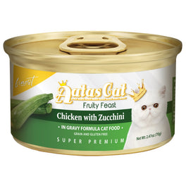 Aatas Cat Finest Fruity Feast Chicken With Zucchini Canned Cat Food 70g - Kohepets
