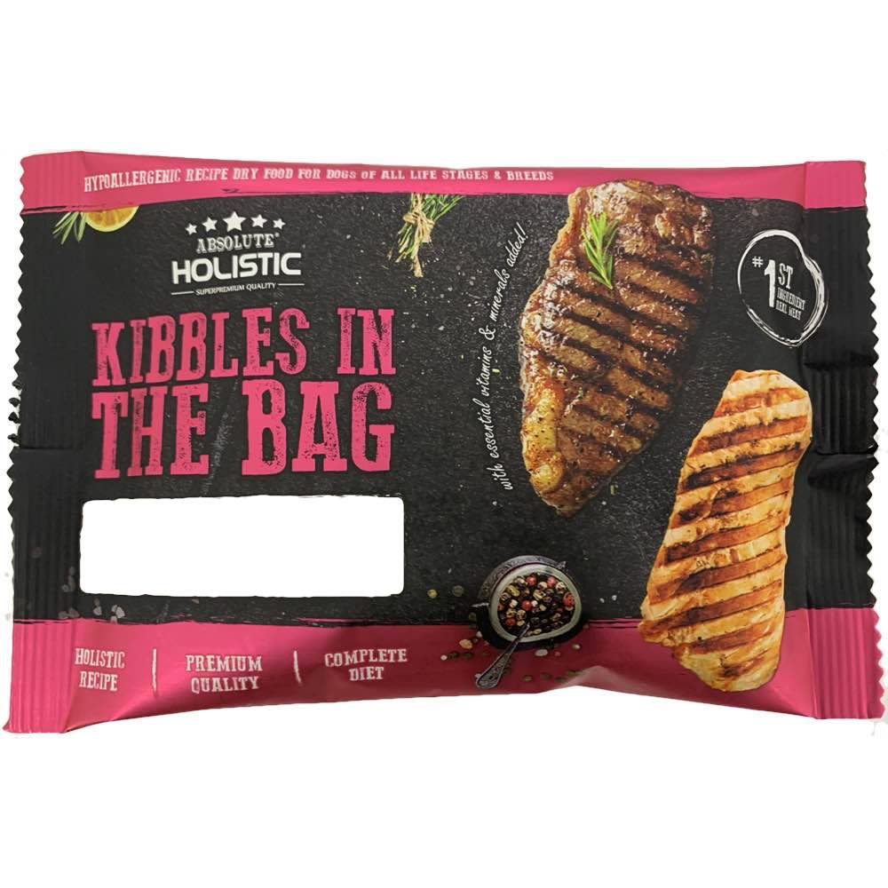 FREE SAMPLE (1 per order): Absolute Holistic Kibbles In The Bag Dry Dog Food (Random Flavour)