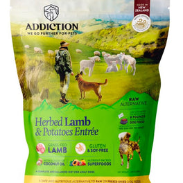 Addiction Herbed Lamb & Potatoes Grain Free Raw Alternative Dog Food - Kohepets