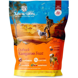 Addiction Outback Kangaroo Feast Grain Free Raw Alternative Dog Food - Kohepets