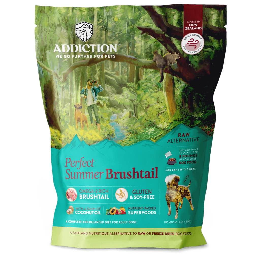 Addiction Perfect Summer Brushtail Grain Free Raw Alternative Dog Food 2lb - Kohepets