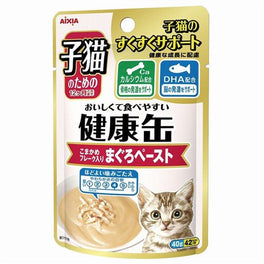 Aixia Kenko Tuna Paste For Kittens Pouch Cat Food 40gx12 - Kohepets