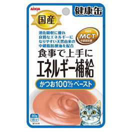 Aixia Kenko Energy Skipjack Tuna Paste Pouch Cat Food 40g x12 - Kohepets